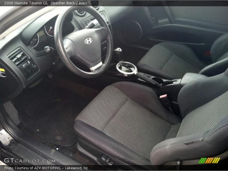  2006 Tiburon GS Black Interior