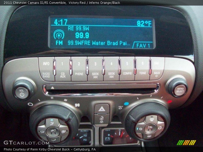 Victory Red / Inferno Orange/Black 2011 Chevrolet Camaro SS/RS Convertible