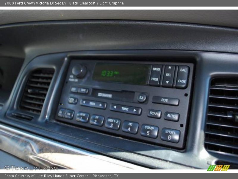 Black Clearcoat / Light Graphite 2000 Ford Crown Victoria LX Sedan