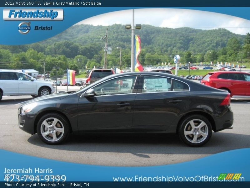 Saville Grey Metallic / Soft Beige 2013 Volvo S60 T5