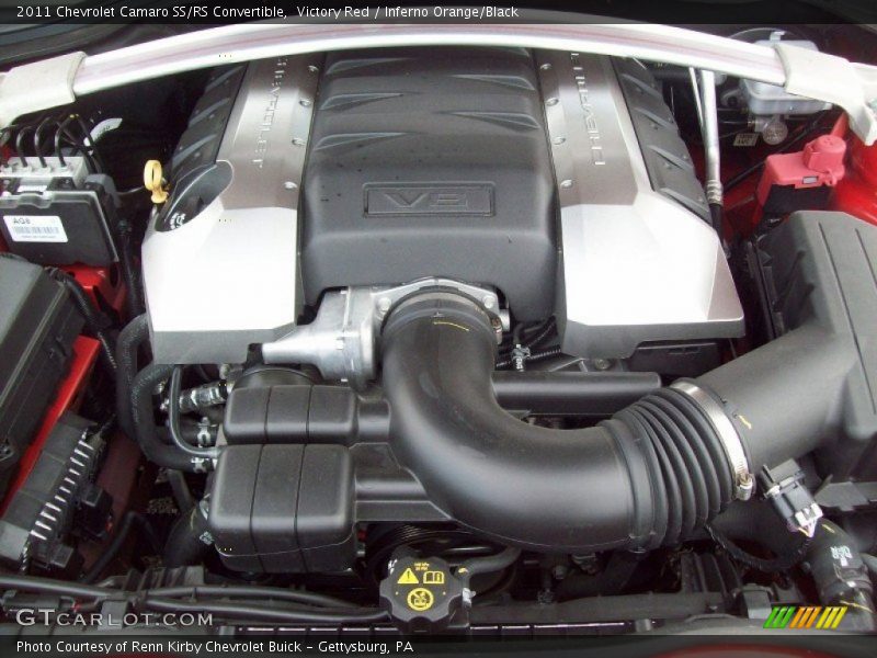 Victory Red / Inferno Orange/Black 2011 Chevrolet Camaro SS/RS Convertible