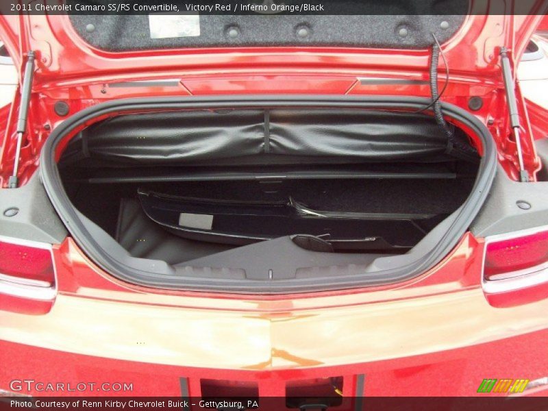 Victory Red / Inferno Orange/Black 2011 Chevrolet Camaro SS/RS Convertible