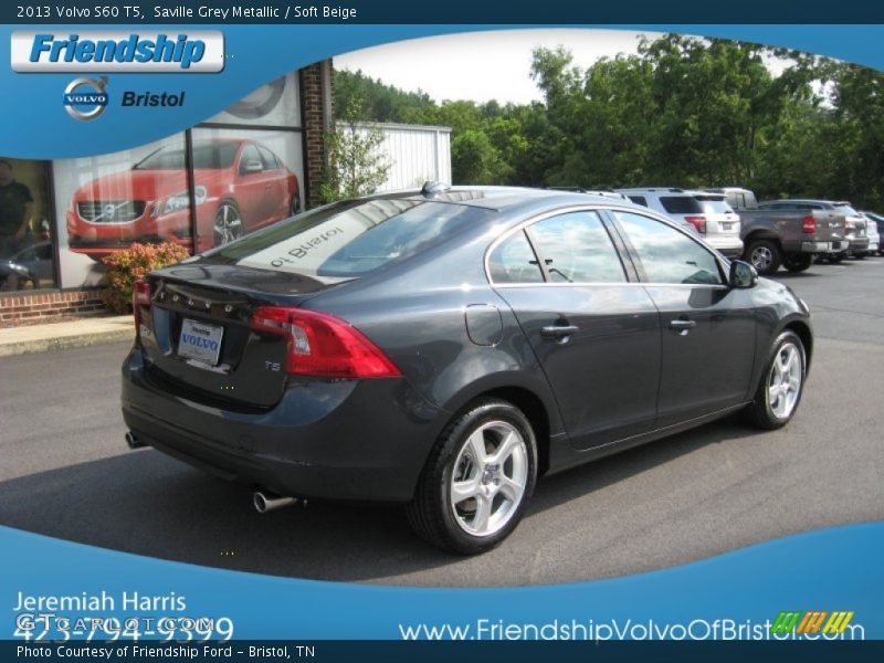 Saville Grey Metallic / Soft Beige 2013 Volvo S60 T5