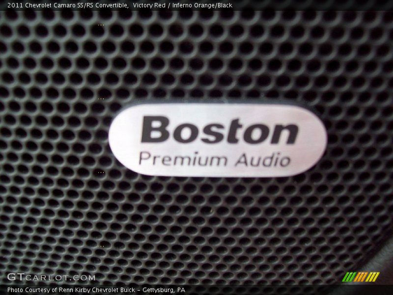 Victory Red / Inferno Orange/Black 2011 Chevrolet Camaro SS/RS Convertible