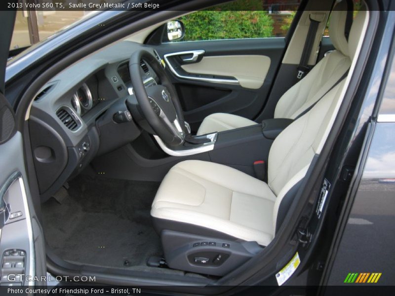 Saville Grey Metallic / Soft Beige 2013 Volvo S60 T5