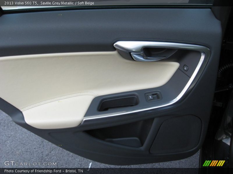 Saville Grey Metallic / Soft Beige 2013 Volvo S60 T5