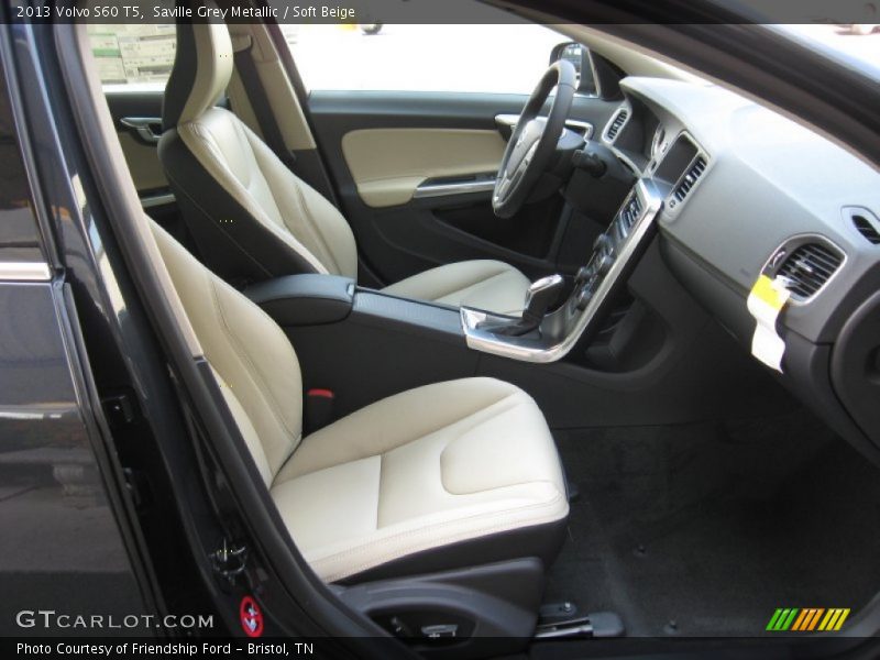 Saville Grey Metallic / Soft Beige 2013 Volvo S60 T5