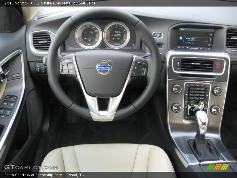 Saville Grey Metallic / Soft Beige 2013 Volvo S60 T5