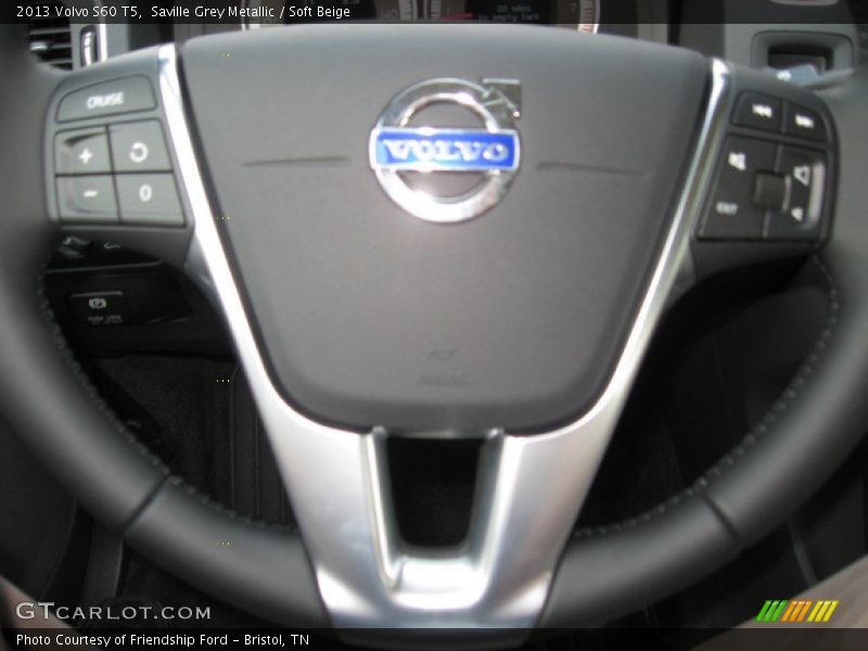 Saville Grey Metallic / Soft Beige 2013 Volvo S60 T5