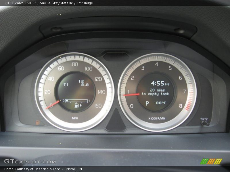 Saville Grey Metallic / Soft Beige 2013 Volvo S60 T5