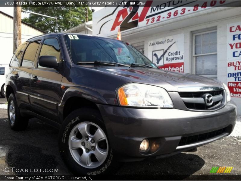 Dark Titanium Gray Metallic / Dark Flint Gray 2003 Mazda Tribute LX-V6 4WD