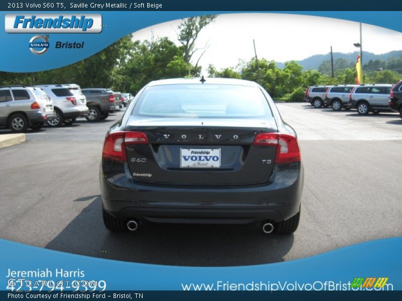 Saville Grey Metallic / Soft Beige 2013 Volvo S60 T5