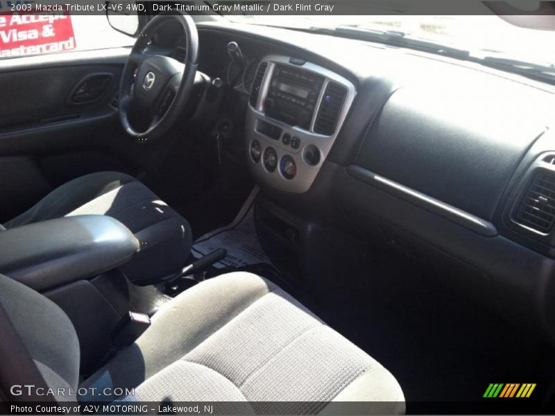 Dark Titanium Gray Metallic / Dark Flint Gray 2003 Mazda Tribute LX-V6 4WD