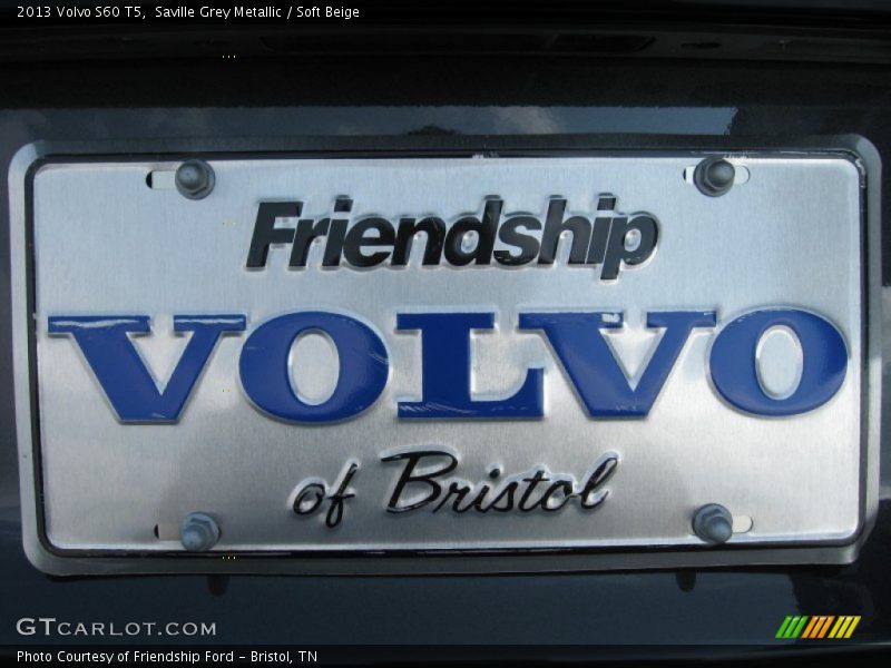 Saville Grey Metallic / Soft Beige 2013 Volvo S60 T5