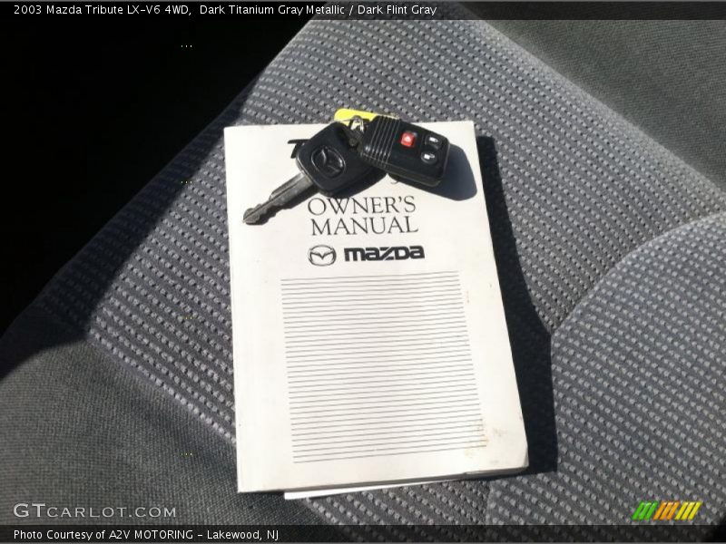 Dark Titanium Gray Metallic / Dark Flint Gray 2003 Mazda Tribute LX-V6 4WD