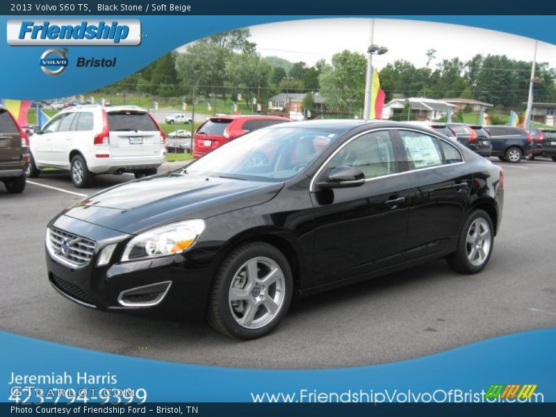 Black Stone / Soft Beige 2013 Volvo S60 T5