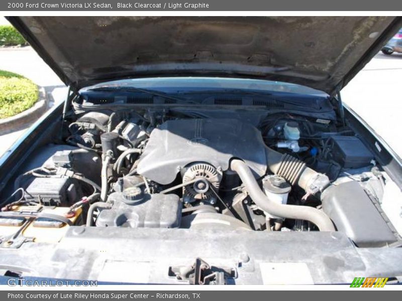 Black Clearcoat / Light Graphite 2000 Ford Crown Victoria LX Sedan