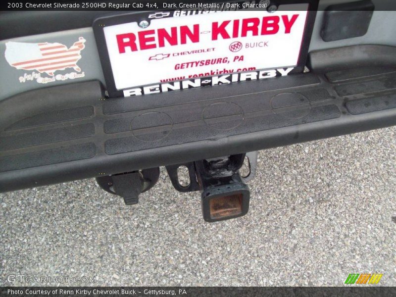 Dark Green Metallic / Dark Charcoal 2003 Chevrolet Silverado 2500HD Regular Cab 4x4