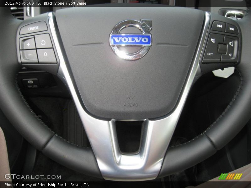 Black Stone / Soft Beige 2013 Volvo S60 T5