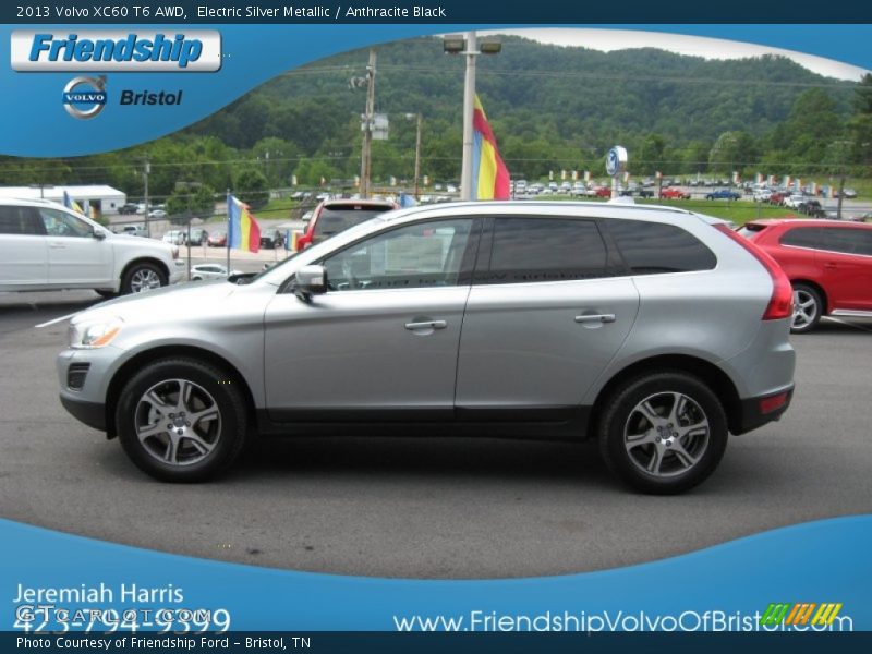 Electric Silver Metallic / Anthracite Black 2013 Volvo XC60 T6 AWD