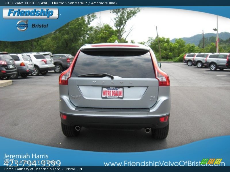 Electric Silver Metallic / Anthracite Black 2013 Volvo XC60 T6 AWD