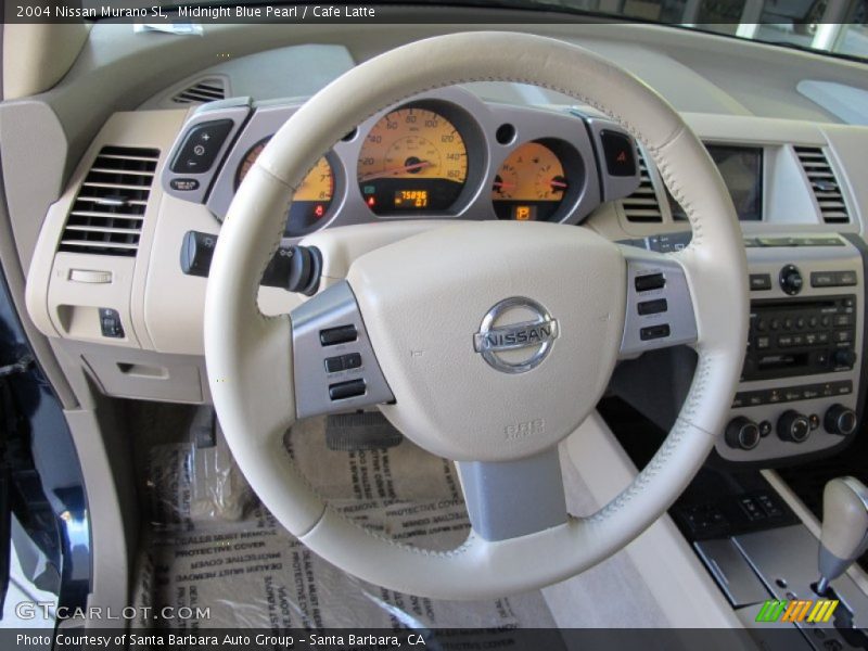 Midnight Blue Pearl / Cafe Latte 2004 Nissan Murano SL