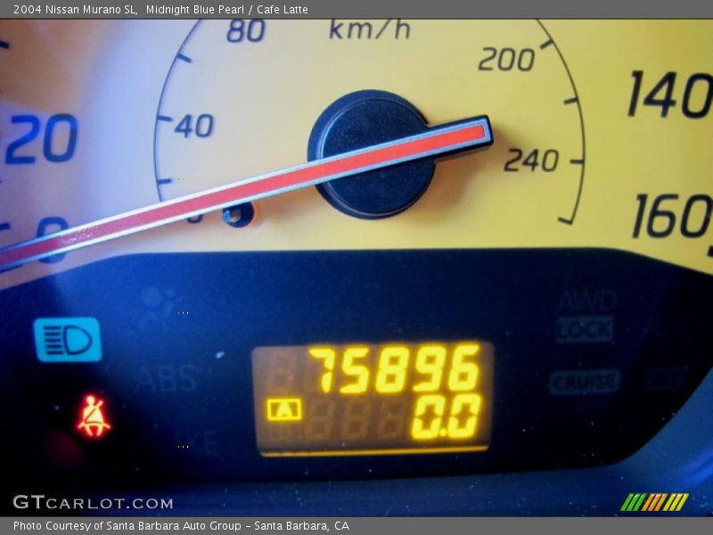 Midnight Blue Pearl / Cafe Latte 2004 Nissan Murano SL