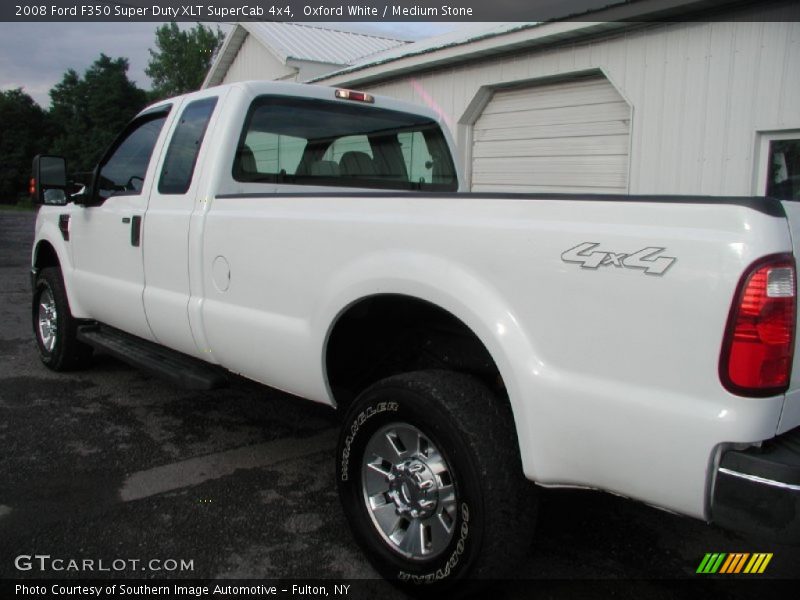 Oxford White / Medium Stone 2008 Ford F350 Super Duty XLT SuperCab 4x4