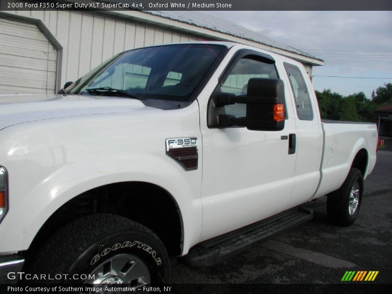 Oxford White / Medium Stone 2008 Ford F350 Super Duty XLT SuperCab 4x4