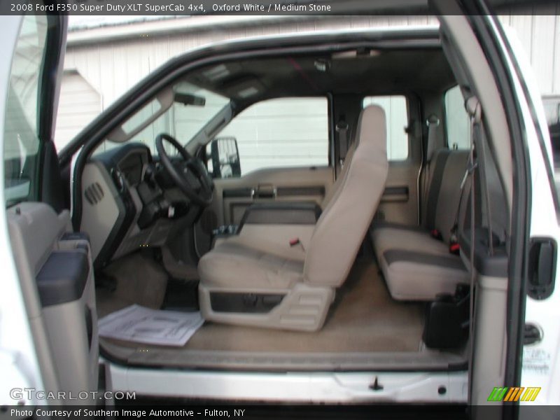 Oxford White / Medium Stone 2008 Ford F350 Super Duty XLT SuperCab 4x4