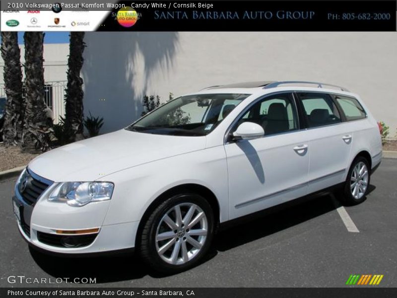 Candy White / Cornsilk Beige 2010 Volkswagen Passat Komfort Wagon