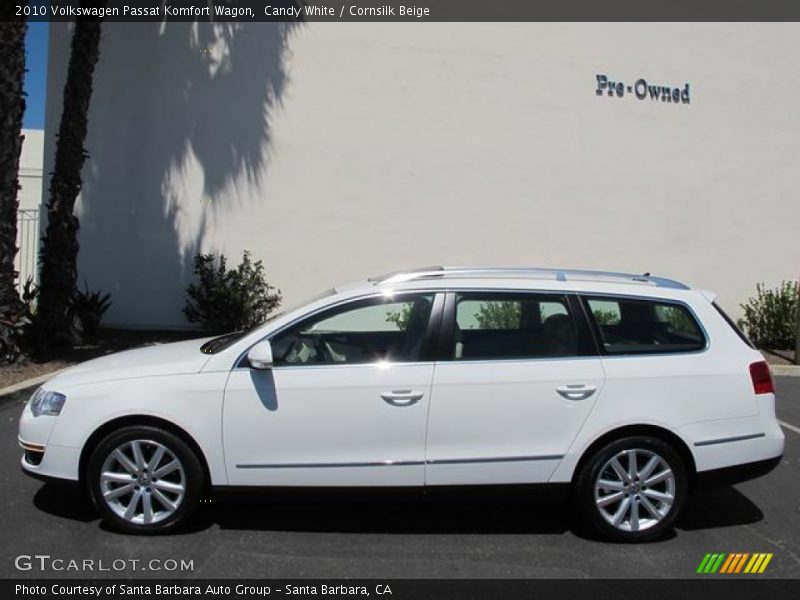 Candy White / Cornsilk Beige 2010 Volkswagen Passat Komfort Wagon