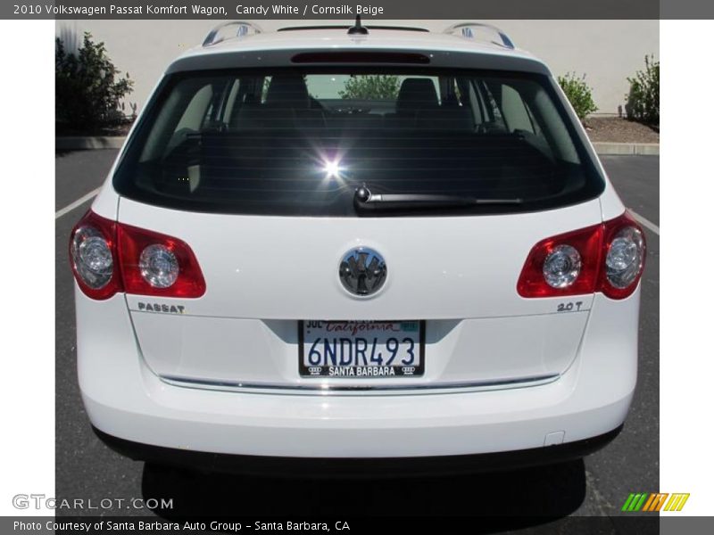 Candy White / Cornsilk Beige 2010 Volkswagen Passat Komfort Wagon