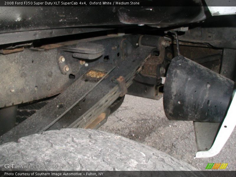 Oxford White / Medium Stone 2008 Ford F350 Super Duty XLT SuperCab 4x4