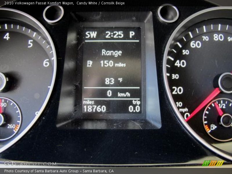 Candy White / Cornsilk Beige 2010 Volkswagen Passat Komfort Wagon