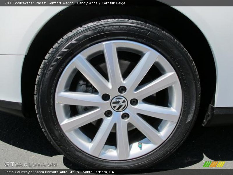 Candy White / Cornsilk Beige 2010 Volkswagen Passat Komfort Wagon