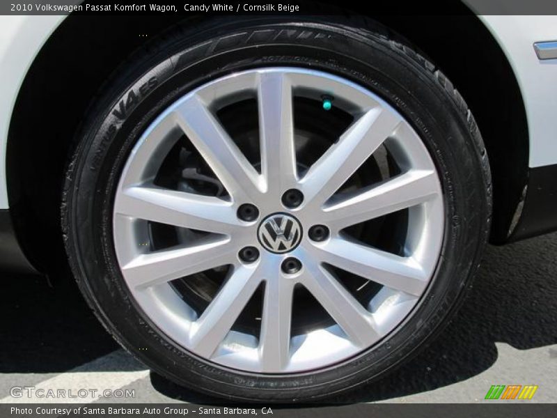 Candy White / Cornsilk Beige 2010 Volkswagen Passat Komfort Wagon