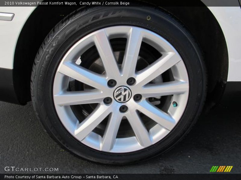 Candy White / Cornsilk Beige 2010 Volkswagen Passat Komfort Wagon