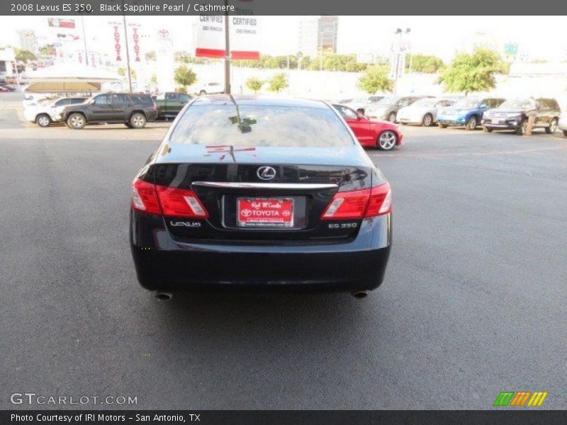 Black Sapphire Pearl / Cashmere 2008 Lexus ES 350