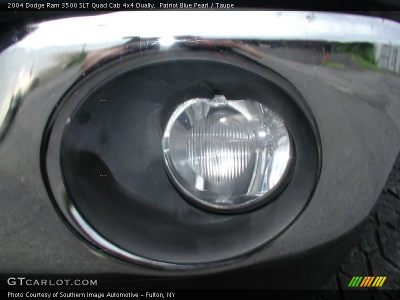 Patriot Blue Pearl / Taupe 2004 Dodge Ram 3500 SLT Quad Cab 4x4 Dually