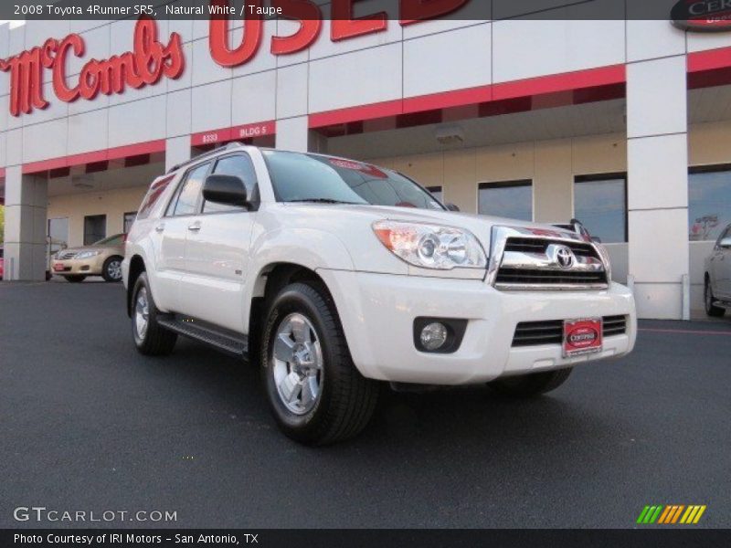 Natural White / Taupe 2008 Toyota 4Runner SR5