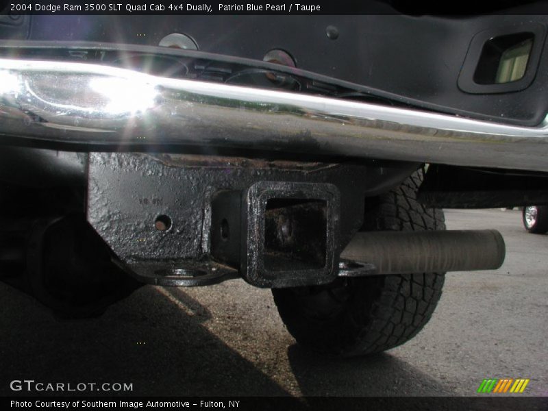 Patriot Blue Pearl / Taupe 2004 Dodge Ram 3500 SLT Quad Cab 4x4 Dually