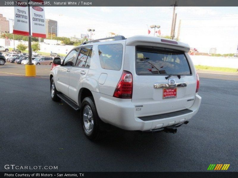 Natural White / Taupe 2008 Toyota 4Runner SR5