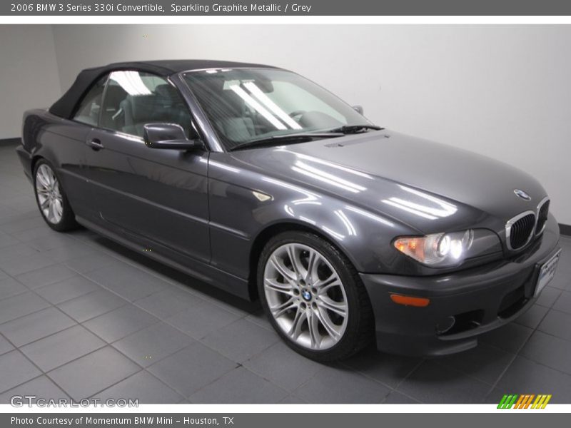 Front 3/4 View of 2006 3 Series 330i Convertible