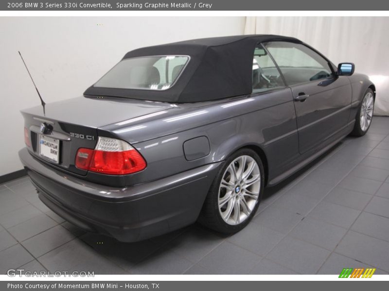 Sparkling Graphite Metallic / Grey 2006 BMW 3 Series 330i Convertible