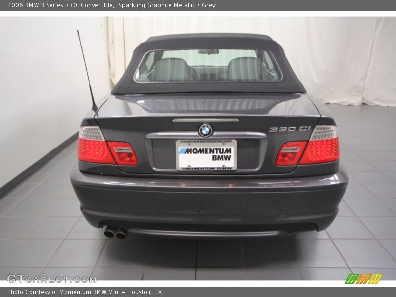 Sparkling Graphite Metallic / Grey 2006 BMW 3 Series 330i Convertible