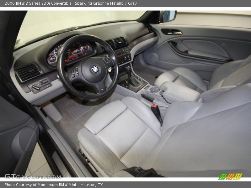Grey Interior - 2006 3 Series 330i Convertible 