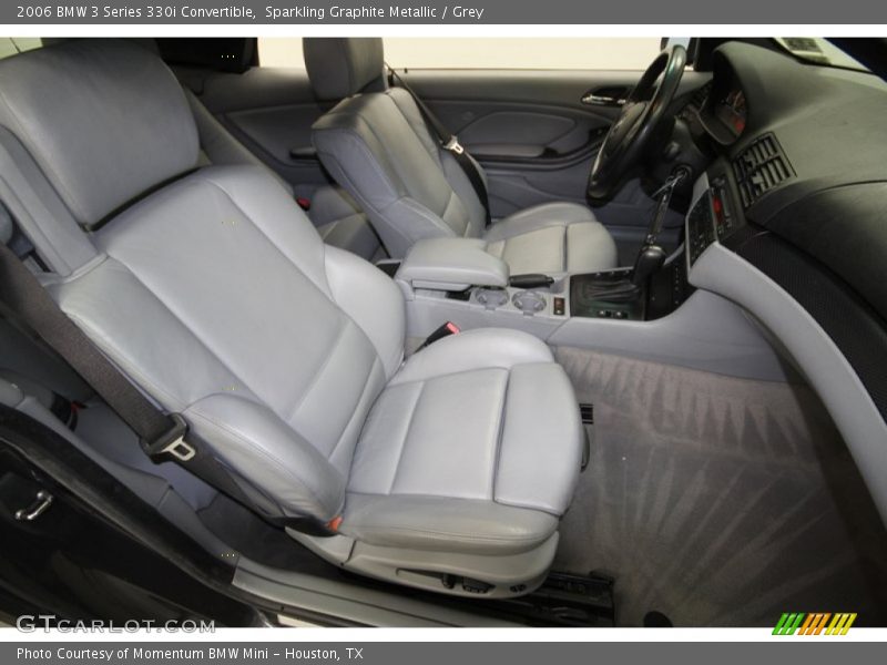 Sparkling Graphite Metallic / Grey 2006 BMW 3 Series 330i Convertible
