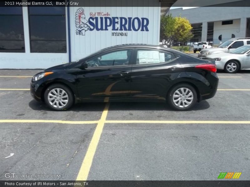 Black / Gray 2013 Hyundai Elantra GLS