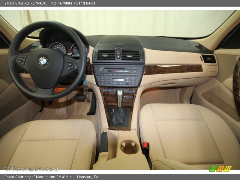 Alpine White / Sand Beige 2010 BMW X3 xDrive30i